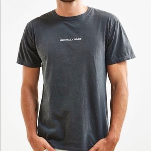 Urban Outfitters Grey Mentally Gone Tee